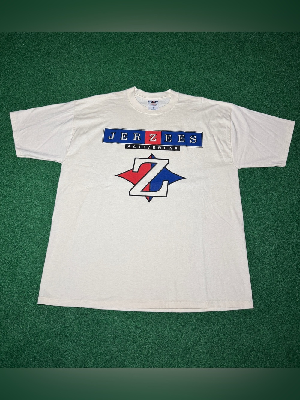 Jerzees Logo Promo Only RARE Graphic Retro 90s Vintage XL T Shirt Never Worn